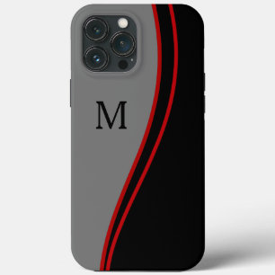 Sleek Modern Men's Führungskraft Monogram Case-Mate iPhone Hülle