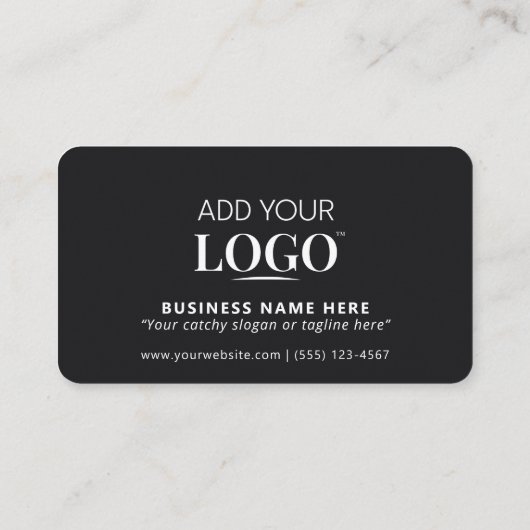 Sleek Modern Minimal Black Loyalty Discount Coupon (Rückseite)