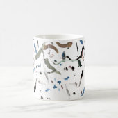 Sleek Moderne Abstrakt Coffee Tasse (Mittel)