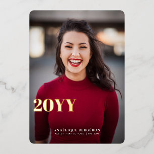 Sleek n Chic Abschluss Einladung