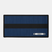 Sleek Navy Blue Executive Tech Desk Mat Schreibtischunterlage (Vorderseite)
