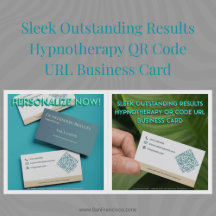 Sleek Outstanding Results Hypnotherapie QR-Code UR