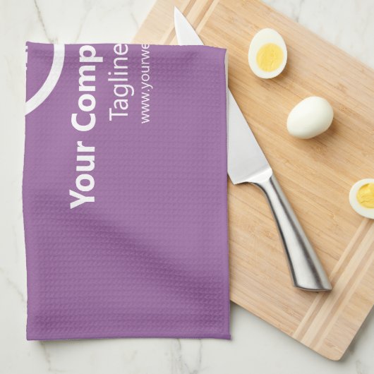Sleek Personalisiert-Markenwerbung Geschirrtuch (Viertel Falte)