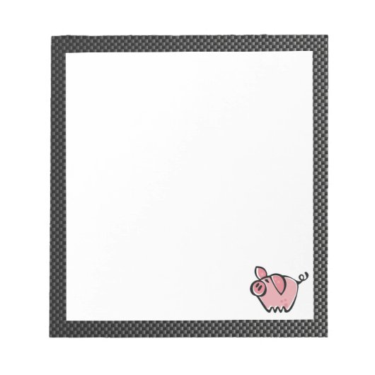 Sleek Pig Notizblock (Vorderseite)