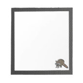 Sleek Raccoon Notizblock (Vorderseite)