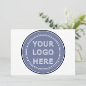 Sleek, raffiniert & Personalisiert Einladung (Stehend Vorderseite)