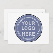 Sleek, raffiniert & Personalisiert Postkarte (Vorne/Hinten)