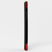 Sleek Red Metal Case-Mate iPhone Hülle (Hinten/Rechts)