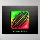 Sleek Rugby Poster (Vorne)