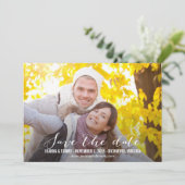 SLEEK Save the Date Cards (Stehend Vorderseite)