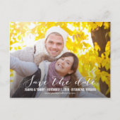 SLEEK Save the Date Postkarte (Vorderseite)