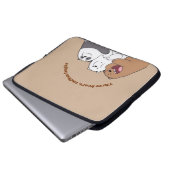 Sleek Shield Laptop-Hülle – Stylischer Schutz auf Laptopschutzhülle (Vorne Knopf)