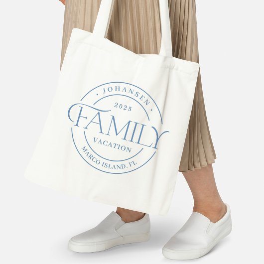 Sleek Siegel Family Wiedersehen oder Vacation Tote Tragetasche