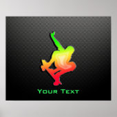 Sleek Skateboarding Poster (Vorne)