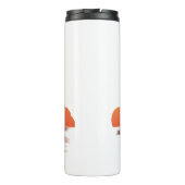 Sleek Stainless Steel Thermal Tumbler Thermosbecher (Rückseite)