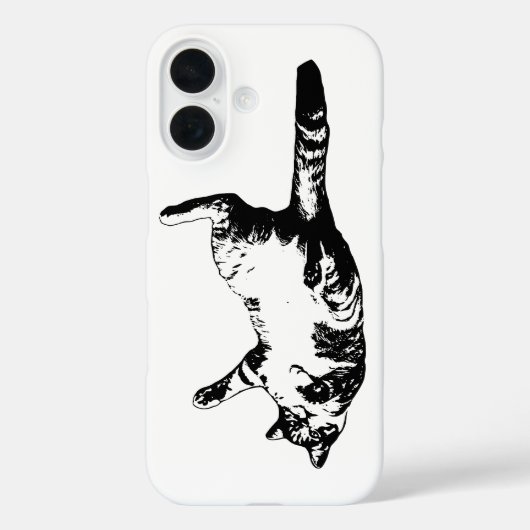 Sleek Tabby Kontur Case (Rückseite)