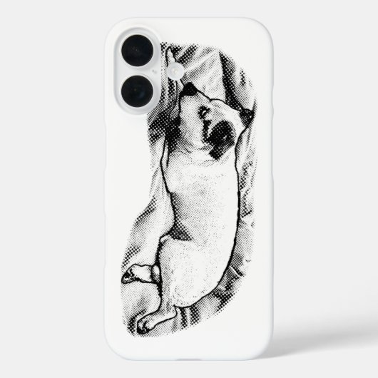 Sleek Terrier Portrait mit feinen Facetten Case-Mate iPhone Hülle (Rückseite)