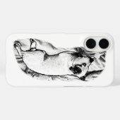 Sleek Terrier Portrait mit feinen Facetten Case-Mate iPhone Hülle (Rückseite (Horizontal))