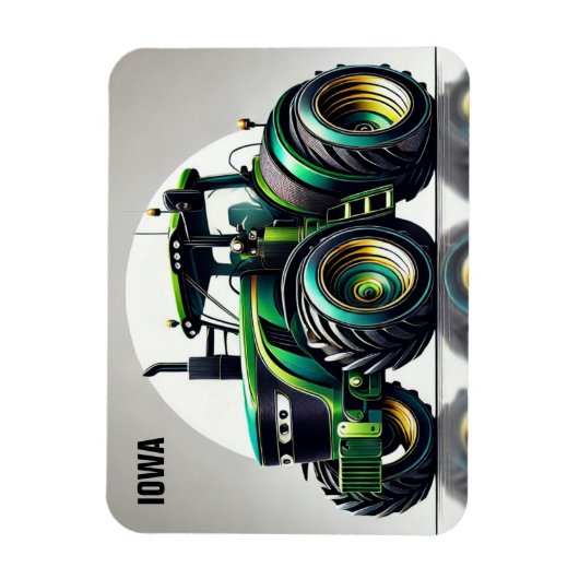 Sleek Tractor Iowa Magnet (Vertikal)