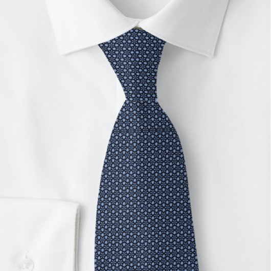 Sleek Two Tone Blue Business modern Krawatte