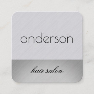 Sleek und modern quadratische visitenkarte