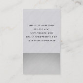 Sleek und modern visitenkarte (Rückseite)