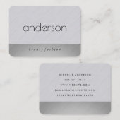 Sleek und modern visitenkarte (Vorne/Hinten)