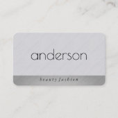 Sleek und modern visitenkarte (Vorderseite)