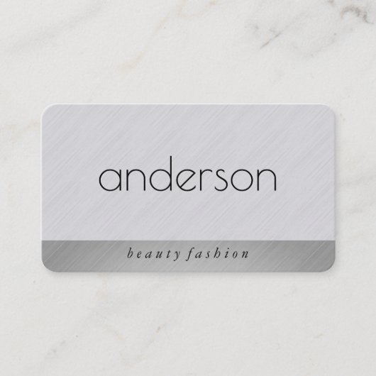 Sleek und modern visitenkarte (Vorderseite)