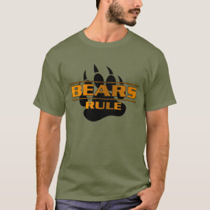 Sleek und moderne Bären regieren Bärenpranke T-Shirt
