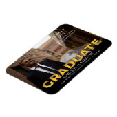 Sleek Uni | Univ Foto Graduate Black | Gold Magnet (Linke Seite)