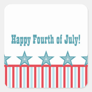 Sleek US Flagge Stickers