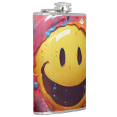 Sleek Vinyl umhüllter Kolben, 236 ml Flachmann (Rechts)