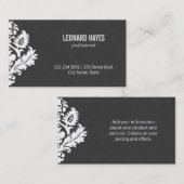 Sleek | Wäsche | Element Visitenkarte (Vorne/Hinten)