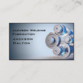 Sleek Welder Welding Metal Fabricator Metalwork B Visitenkarte (Vorderseite)