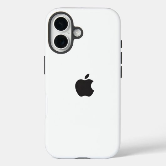 Sleek White Design für iPhone Liebhaber Case-Mate iPhone Hülle (Rückseite)