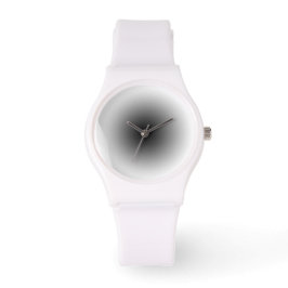 Sleek White Minimalistisch Wristwatch - Modern Uni Armbanduhr