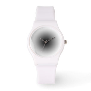Sleek White Minimalistisch Wristwatch - Modern Uni Armbanduhr