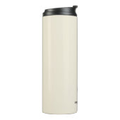 Sleek White Theme Business-Logo-Werbegeschenk Thermosbecher (Nach links gedreht)