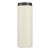 Sleek White Theme Business-Logo-Werbegeschenk Thermosbecher (Rückseite)