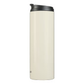 Sleek White Theme Business-Logo-Werbegeschenk Thermosbecher (Nach rechts gedreht)