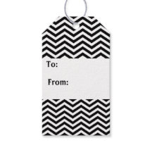 Sleek Zickzack Gift Tags