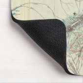 Sleems Karte von Central Alaska Mousepad (Ecke)