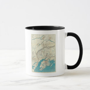 Sleems Karte von Central Alaska Tasse