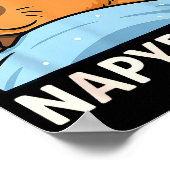 Sleeng Capybara Napybara Schlafthemd Schlafanzug J Poster (Ecke)