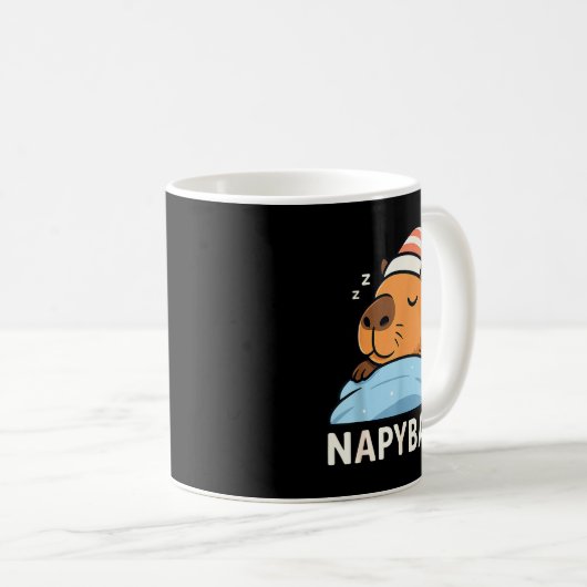 Sleeng Capybara Napybara Sleepshirt Pajamas Boys G Kaffeetasse (VorderseiteRechts)