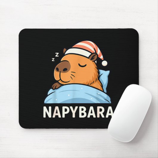 Sleeng Capybara Napybara Sleepshirt Pajamas Boys G Mousepad (Mit Mouse)