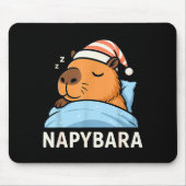 Sleeng Capybara Napybara Sleepshirt Pajamas Boys G Mousepad (Vorne)