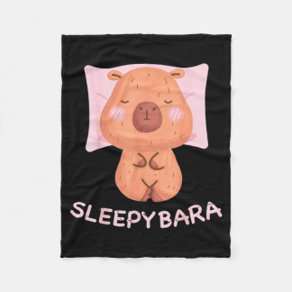 Sleeng Capybara Pajamas Nightgown Sleepybara Roden Fleecedecke