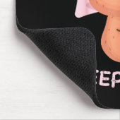 Sleeng Capybara Pajamas Nightgown Sleepybara Roden Mousepad (Ecke)